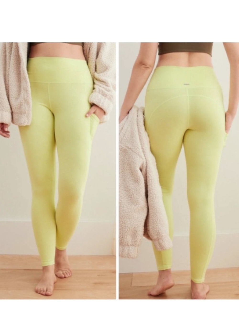 Aerie Soft Yellow Activewear